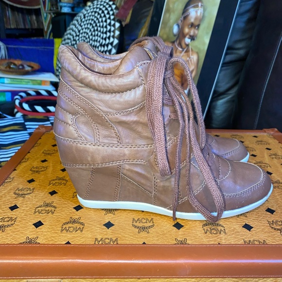 ASH ‘Bowie Ter’ Leather Hidden Wedge Sneaker, 40 - Picture 5 of 10